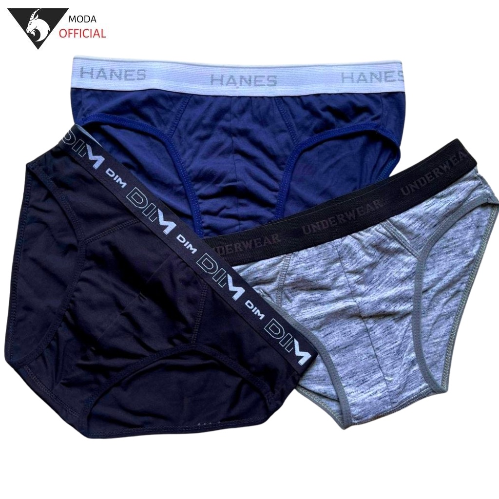 COMBO 10 quần lót HA.NES tam giác MODA nam co giãn đủ size M - XXL, quần sịp nam chéo tam giác giao màu ngẫu nhiên