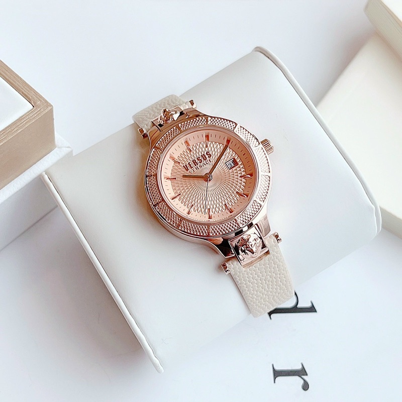 Đồng hồ nữ Versus dây da, kích thước 31mm