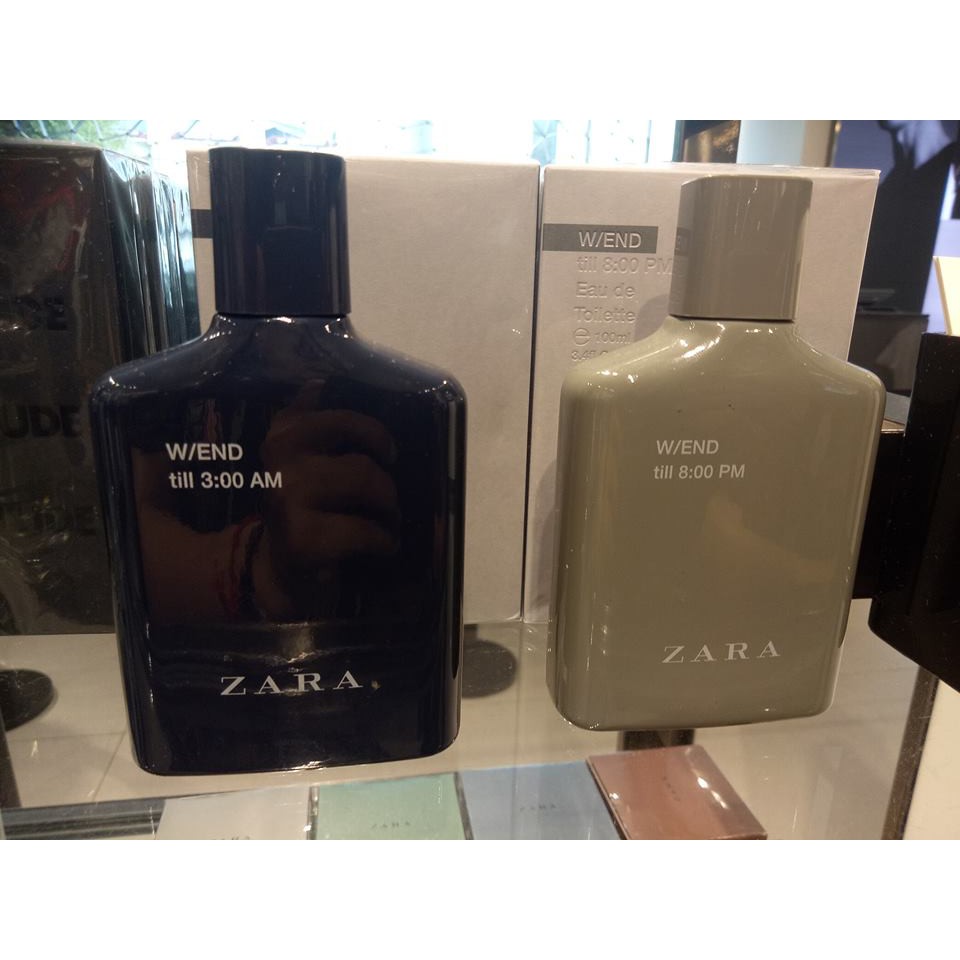 Nước hoa ZARA W/END TILL 8:00 PM W/END TILL 3:00 AM EDT 100 ML + 100 ML