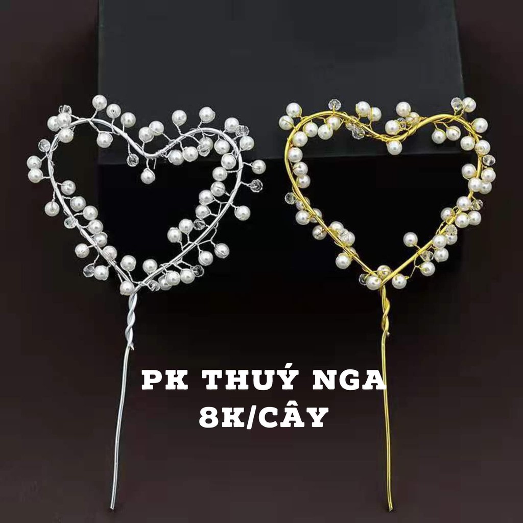 que tim hạt ngọc trai vàng,bạc