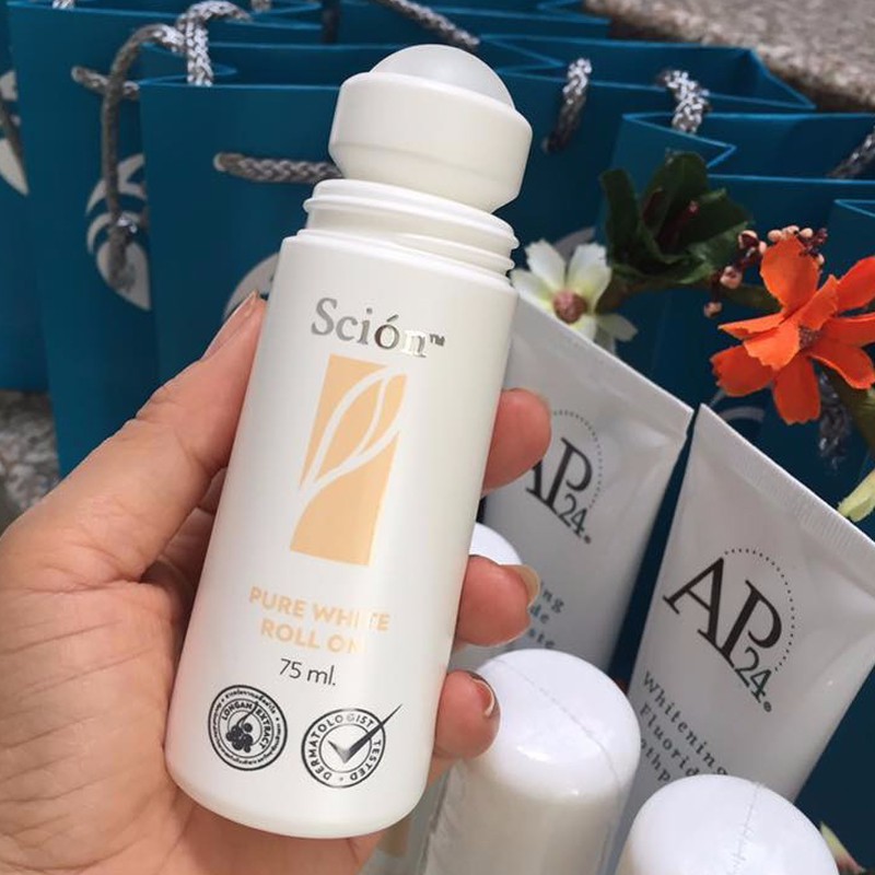 Lăn khử mùi Scion Pure White Roll On NuSkin 75ml hàng chính hãng mẫu mới - QM Beauty | BigBuy360 - bigbuy360.vn