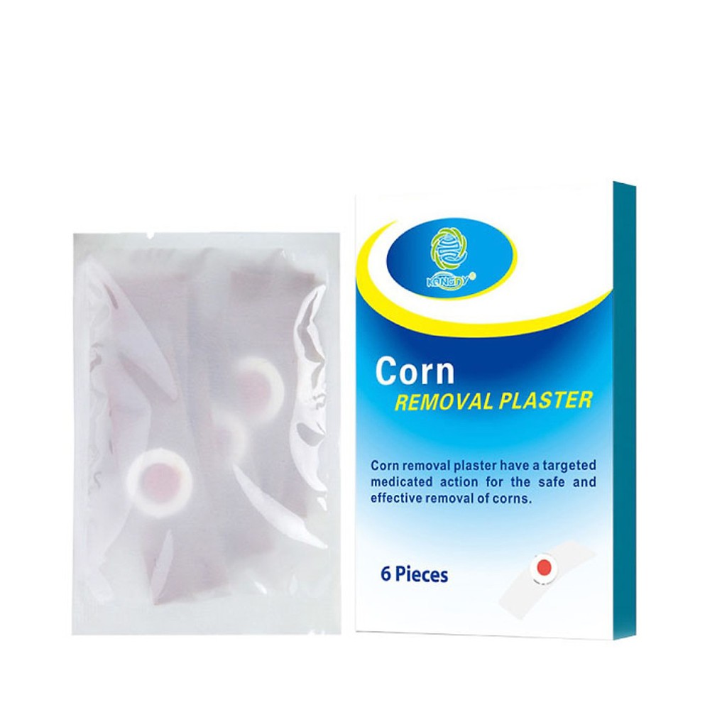 Miếng dán loại mụn cóc - Corn Removal Plaster - Hộp 6 miếng