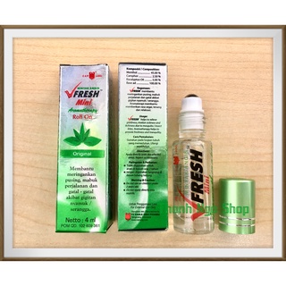 Dầu Lăn Thảo Dược Vfresh 4ml