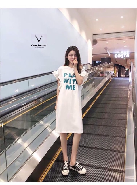 Váy suông cánh tiên dáng dài form rộng | BigBuy360 - bigbuy360.vn