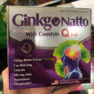 Viên uống bổ não Ginkgo Natto with Coenzyme Q10