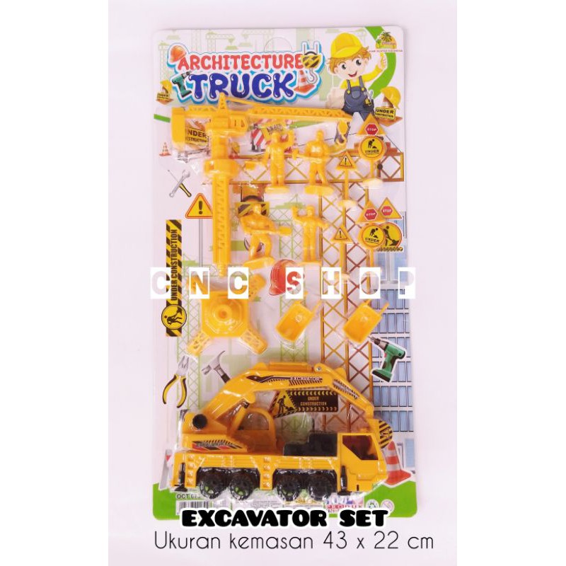 1 Bộ Đồ Chơi Xe Quay Eskavator