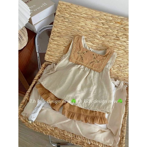 Bộ đũi tơ cho bé gái