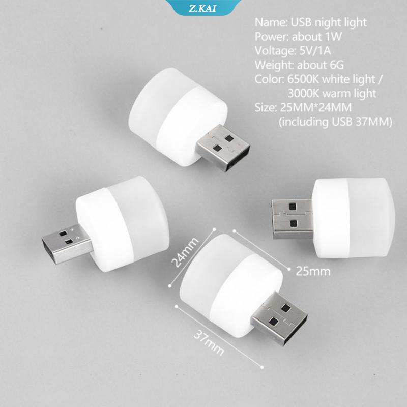Đèn LED Đọc Sách Bảo Vệ Mắt Cổng Sạc USB Hình Tròn Nhỏ Gọn Bảo Vệ Mắt Cho Máy Tính Xách Tay