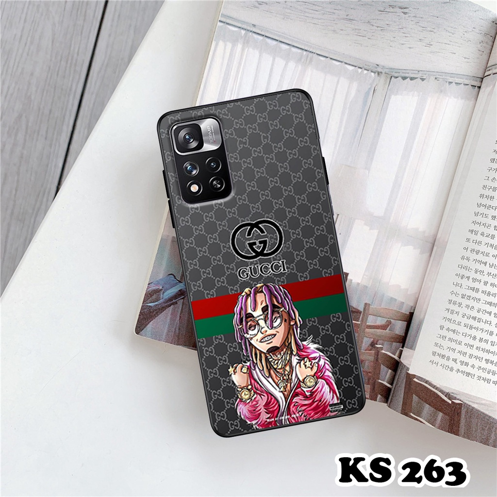 Ốp lưng Redmi Note 11 5G - Redmi Note 11 Pro 5G Bản Trung Quốc - Ốp in hình GÜÇÇÏ - lưng nhám viền TPU cao cấp