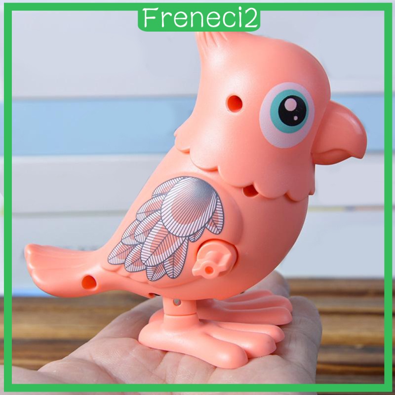 3Pcs Plastic Funny Wind-up Toy Parrot Walking Jumping Kids Toys Party Favors