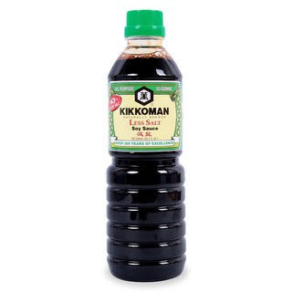 Nước Tương Ít Muối 43 % Kikkoman 600ml/ Less Salt Soy Sauce Kikkoman Japan
