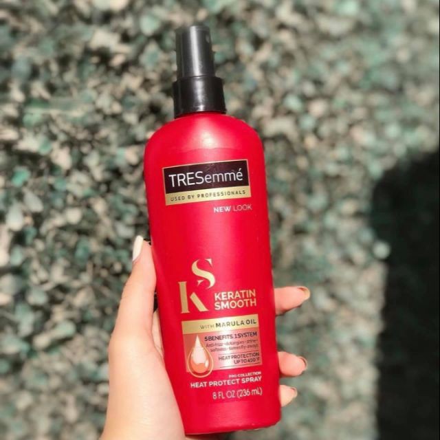 Xịt Bảo Vệ Tóc Khỏi Nhiệt TRESemme Keratin Smooth 236ml Mỹ USA