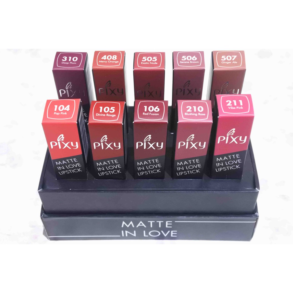 (Hàng Mới Về) Son Lì Pixy In Love Chất Lượng Cao | BigBuy360 - bigbuy360.vn