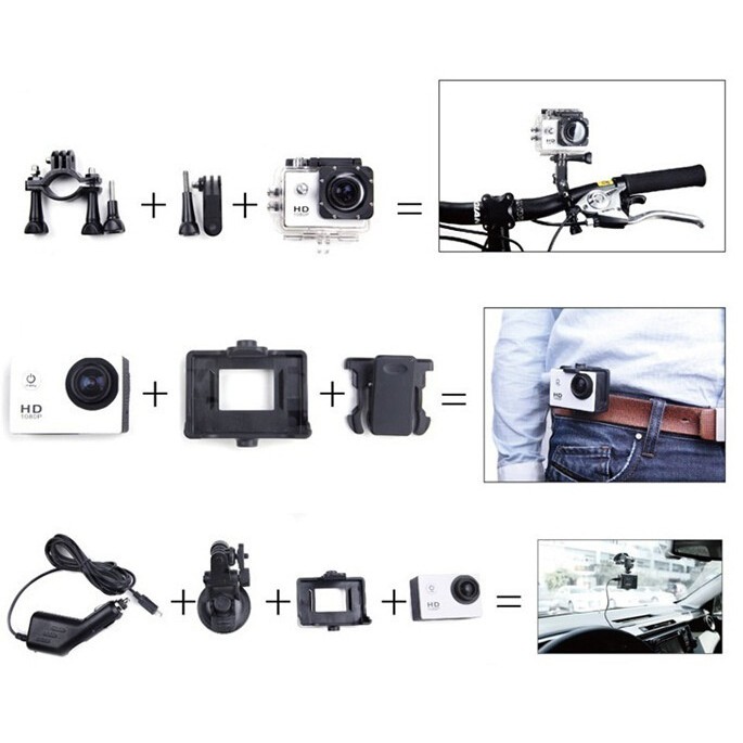 CAMERA HÀNH TRÌNH SPORT A9 MÀN HÌNH 1.5 INCH KHÔNG VÔ NƯỚC [FREESHIP]_SLM