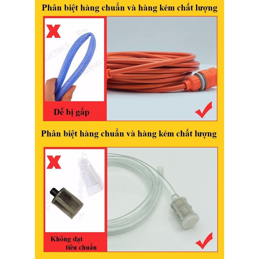 Bộ Máy Bơm Rửa Xe Tăng Áp Lực Nước Mini