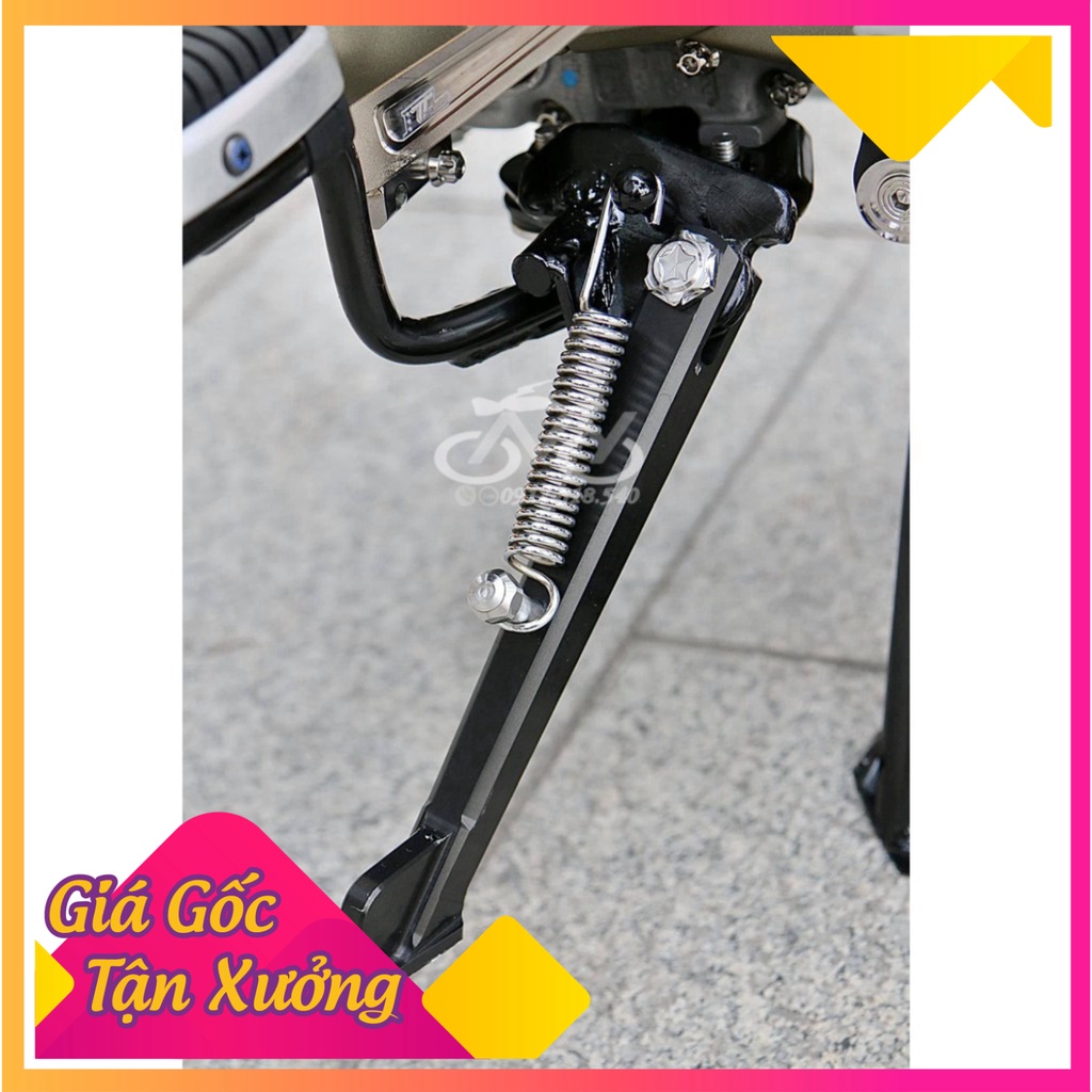 Lò Xo iNox 304 Gắn Chân Chống Nghiêng Cho Các Loại Xe máy (Ảnh Sp thật)