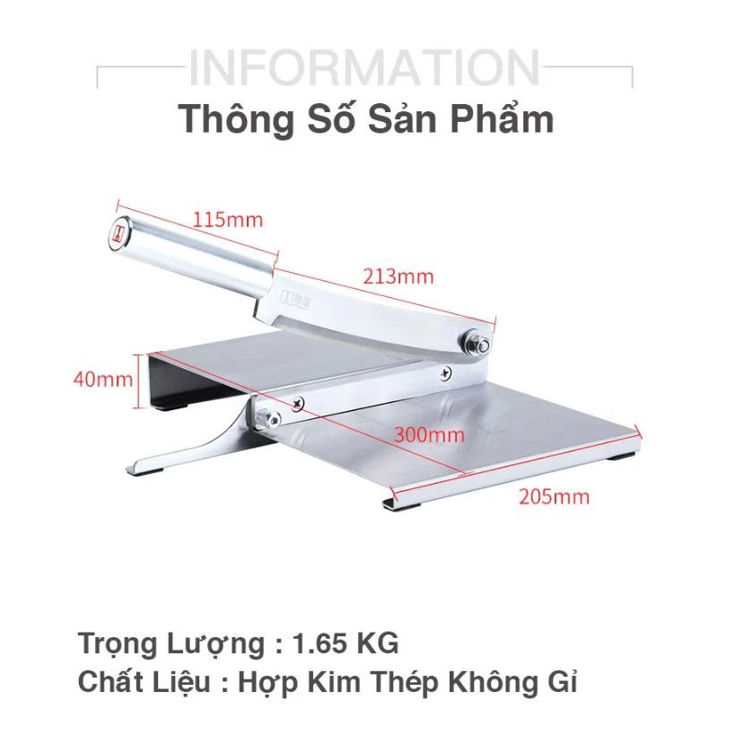 Máy Thái Thịt Chặt Gà Đa Năng  - The Royal's