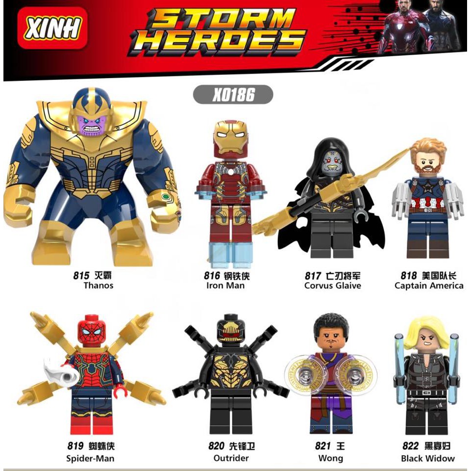 Mô Hình Lego Nhân Vật Black Widow Marvel Avengers Thor X0186 XH821