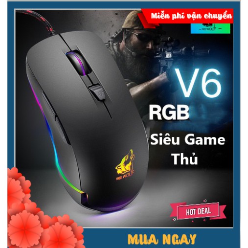 COMBO CHƠI GAME MÁY TÍNH Bộ Bàn Phím Gaming K618 Và Chuột V6 Led RGB 10 Chế Độ Cực Đẹp