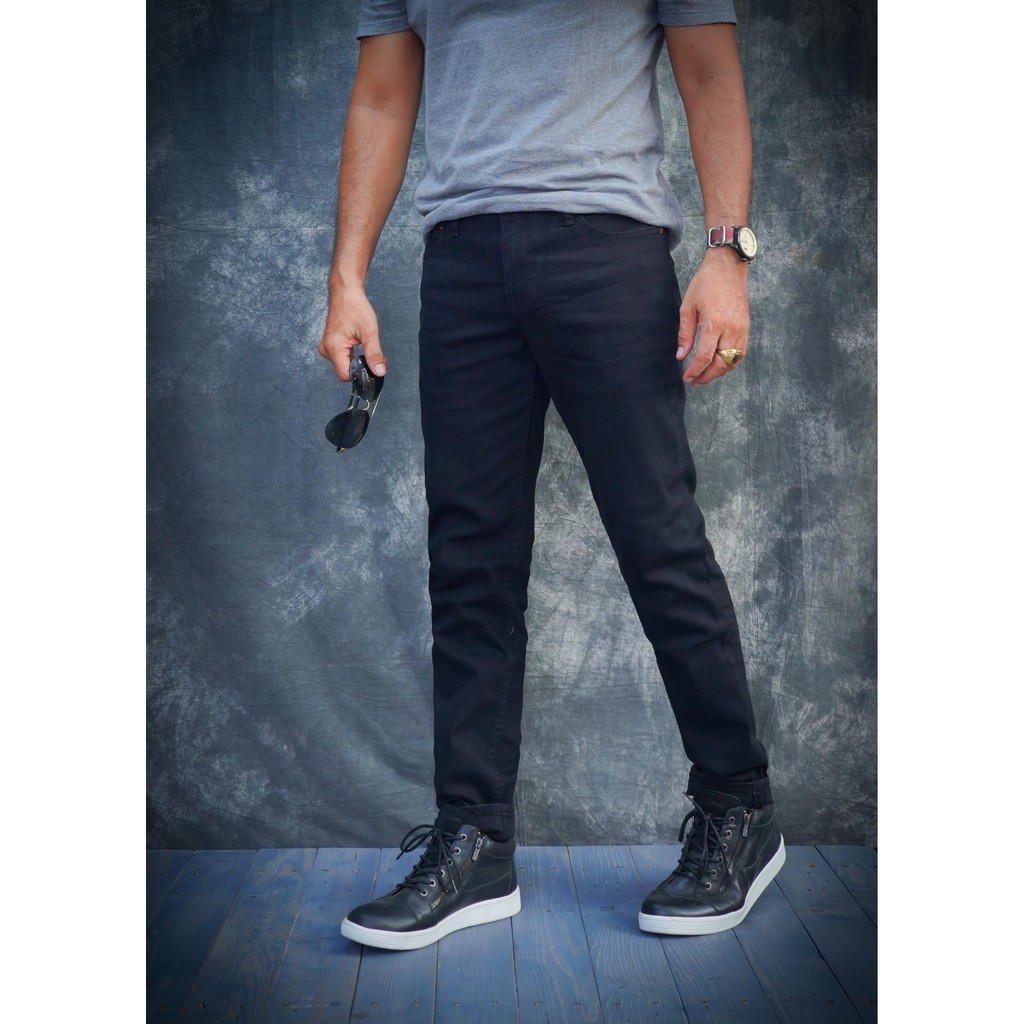 [Xả Kho] - Quần Jeans Levis 511 Cambodia, xuất dư chính hãng mầu đen duy nhất