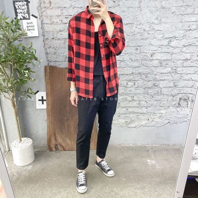 Áo Sơmi PB dạ caro đều | BigBuy360 - bigbuy360.vn