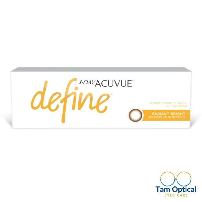 Kính áp tròng Màu 1-Day Acuvue Define Radiant Bright (30 pcs)
