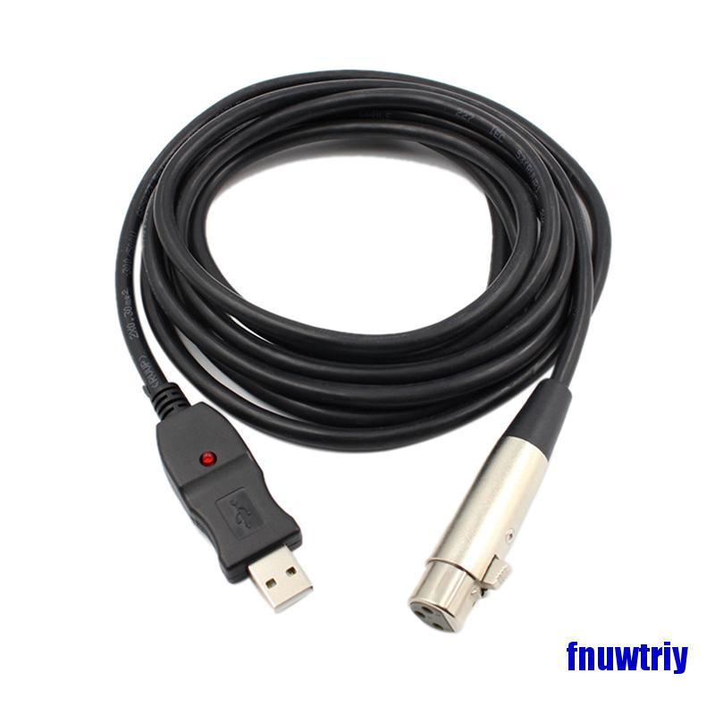 Cáp Chuyển Đổi Âm Thanh Từ Đầu Xlr Sang Usb Đực 10ft | BigBuy360 - bigbuy360.vn
