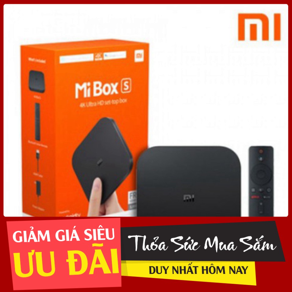 XẢ HÀNG TOÀN BỘ Android Tivi Box Xiaomi Mibox S - Hàng Digiworld phân phối chính hãng XẢ HÀNG TOÀN BỘ