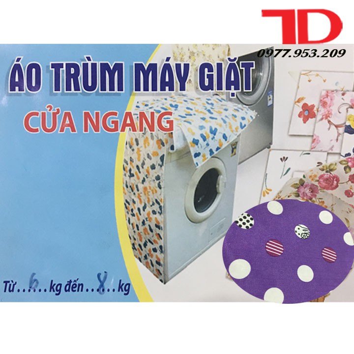 Aó Trùm Máy Giặt Cửa Ngang 6Kg Đến 8Kg