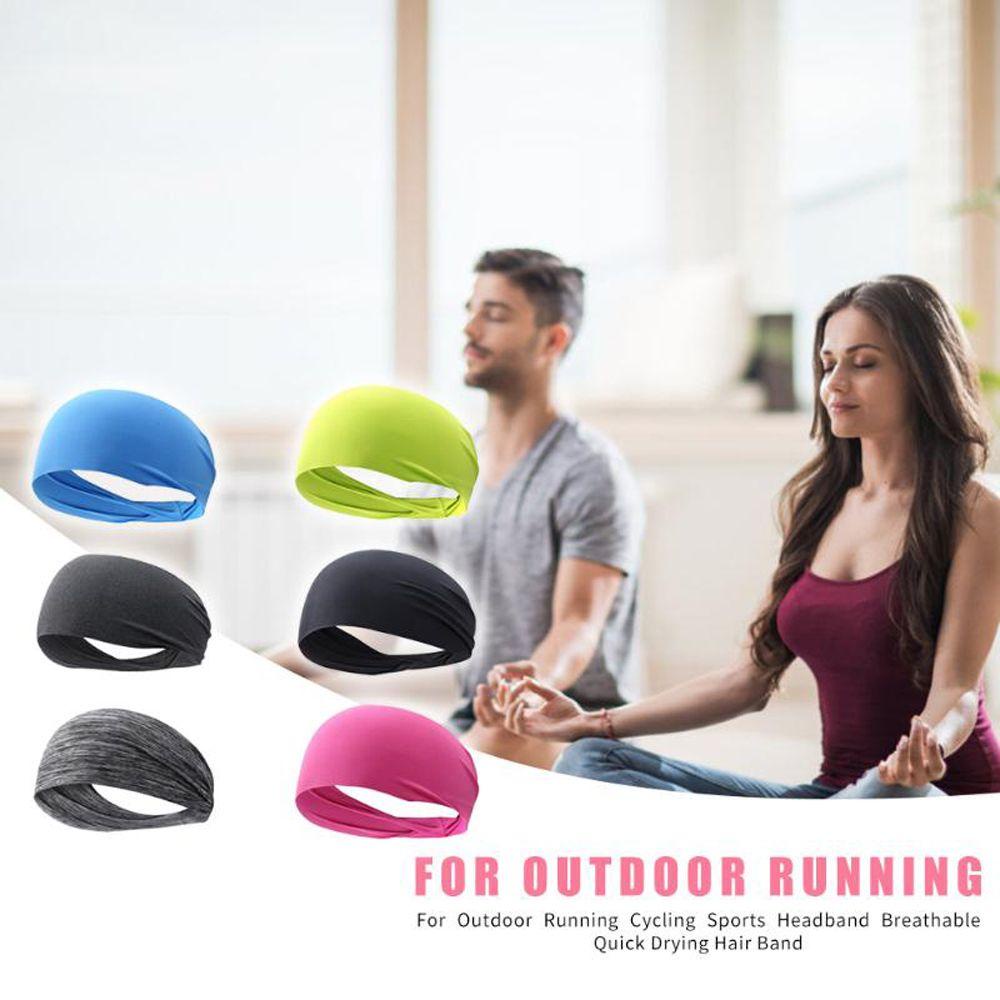 Băng Đô Turban Co Giãn Thoáng Khí Thấm Hút Mồ Hôi Cho Tập Thể Thao