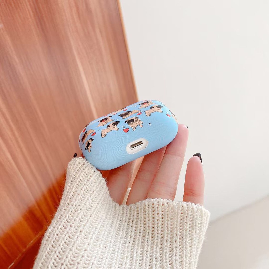 Vỏ Bảo Vệ Hộp Sạc Tai Nghe Airpods Pro 1 / 2 Chống Rơi Hình Chú Chó Pag Dễ Thương Apple | BigBuy360 - bigbuy360.vn