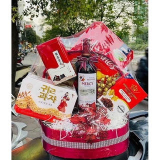 Màng co gói giỏ quà tết