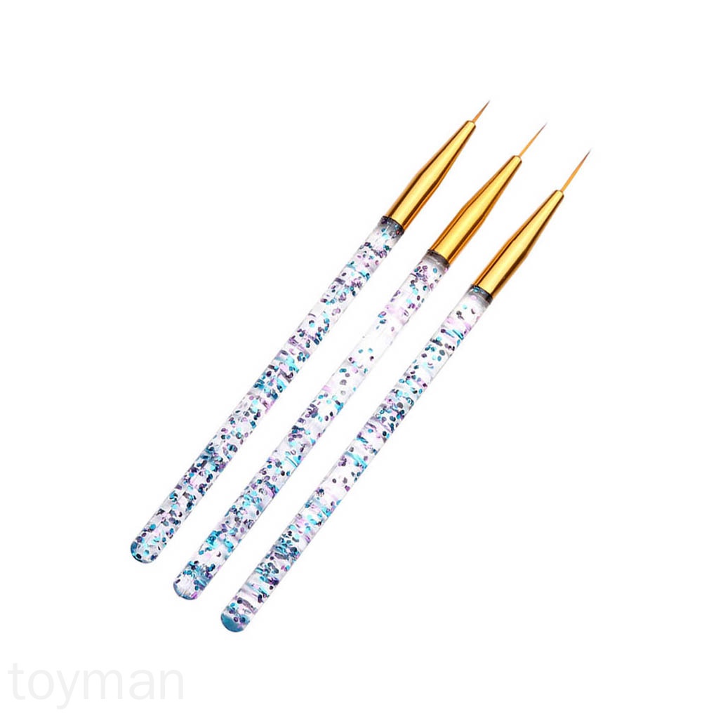 [Hàng mới về] Bộ 3 bút vẽ trang trí móng tay nghệ thuật thiết kế độc đáo