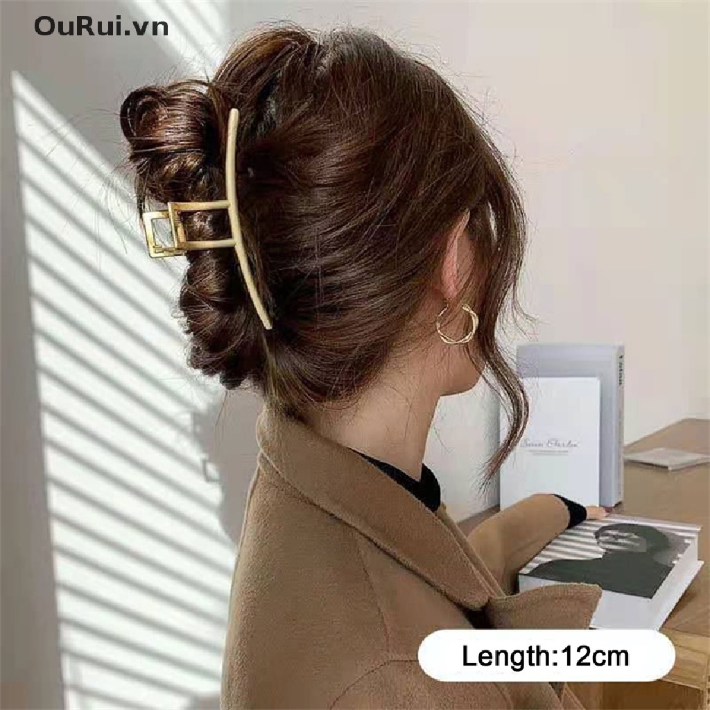 Kẹp Tóc Giả Dài Bằng Kim Loại Đính Ngọc Trai Giả