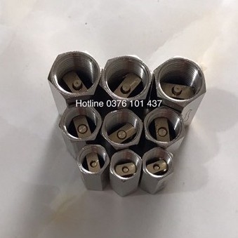 Van 1 chiều khí nén ren 13, 17, 21, van 1 chiều hơi khí nén, van 1 chiều nước