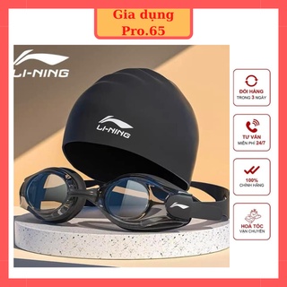 Combo kính mũ bơi thể thao cao cấp chống nước chống mờ, Set kính bơi người lớn tráng gương