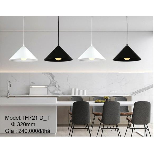 Đèn thả trần, bàn ăn TH721