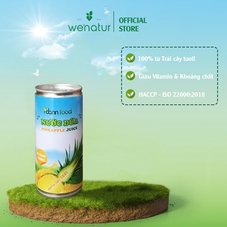 [Xuất Khẩu] Nước Ép Trái Cây Vị Dứa Nguyên Chất Dann Food 190ml
