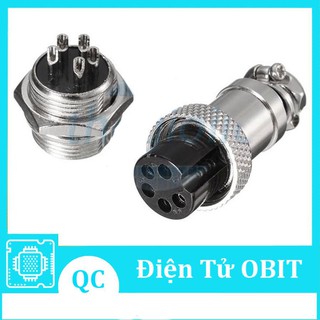 Combo bộ đầu jack tay hàn 5 chân gx16-5p