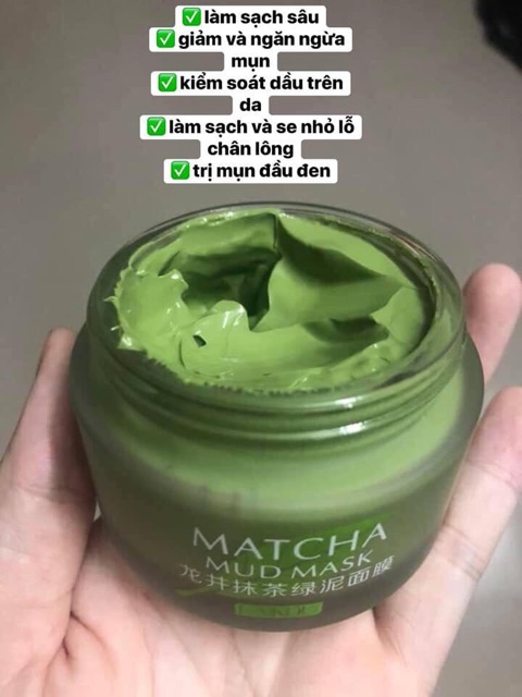 Mặt Nạ Bùn Non Matcha Laikou Mud Mask