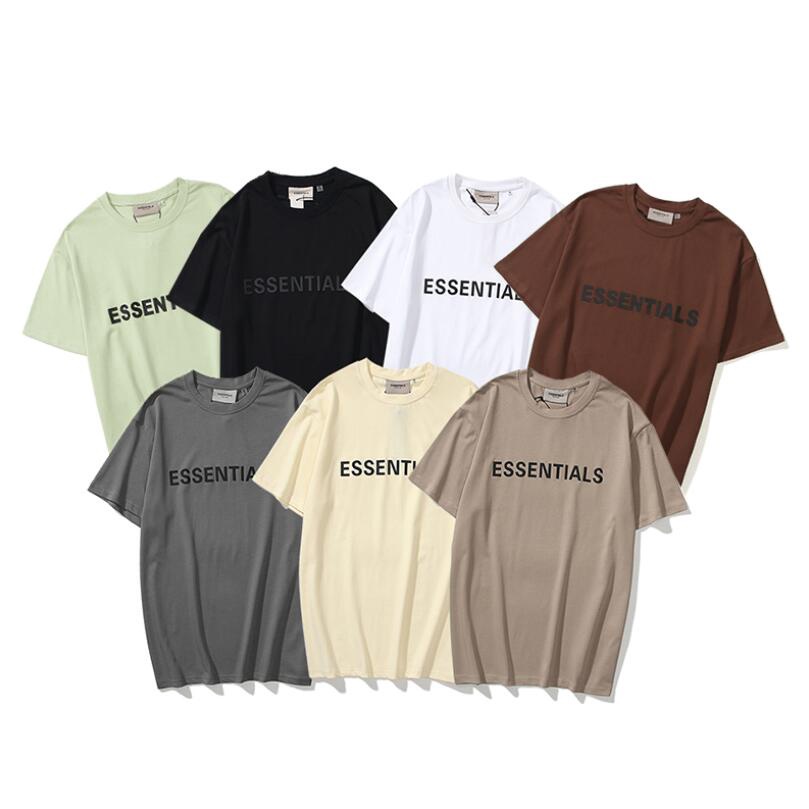Áo Thun Tay Ngắn In Chữ Fear Of God Fog Essentals 3d Thời Trang Cho Cặp Đôi