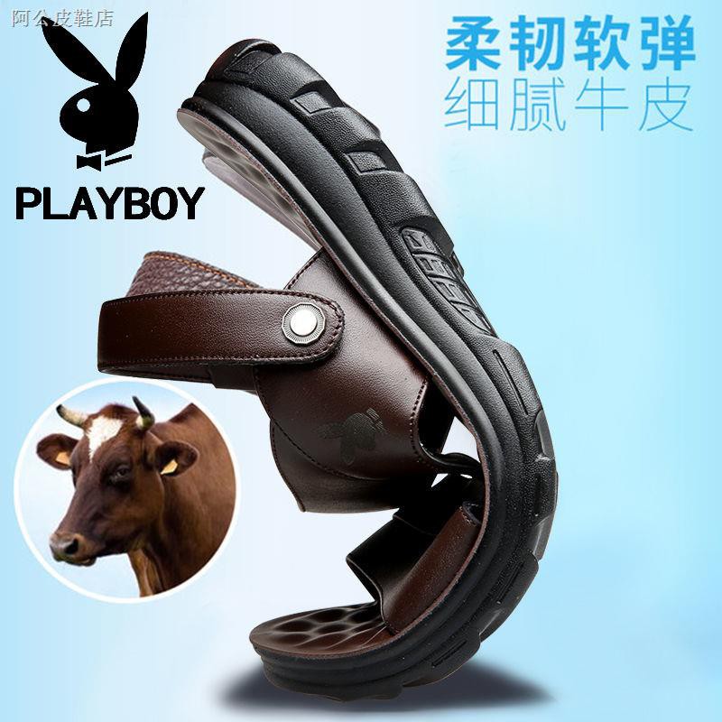 Playboy Giày Sandal Chống Trượt Chống Thấm Nước Thời Trang Cho Nam