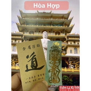 Linh phù Hòa hợp ý nghĩa thuận vợ thuận chồng miếng dán màn hình may mắn