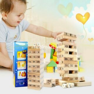 Bộ đồ chơi xếp hình gỗ