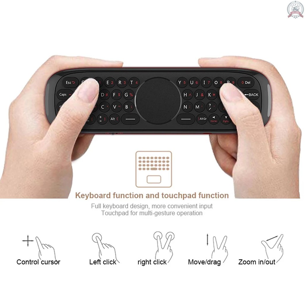 Bộ Bàn Phím + Chuột Không Dây W2 2.4g Cho Android Tv Box Pc Máy Chiếu