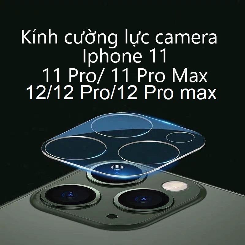 Kính cường lực iphone bảo vệ Camera IPhone 5/6/7Plus/8Plus/X/XR/XSMAX/11/12 Series