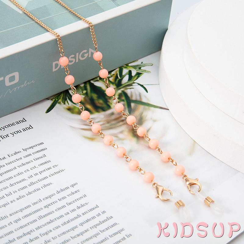 Dây đeo mắt kính đính hạt pha lê phong cách cổ điển dành cho nữ