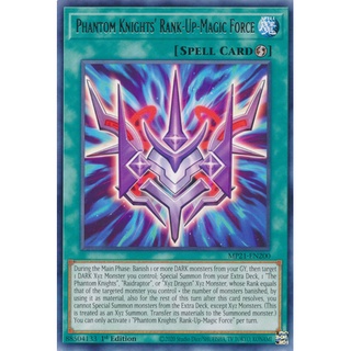 [ Zare Yugioh ] Lá bài thẻ bài MP21 -EN200 - Phantom Knights' Rank-Up-Magic Force - Rare