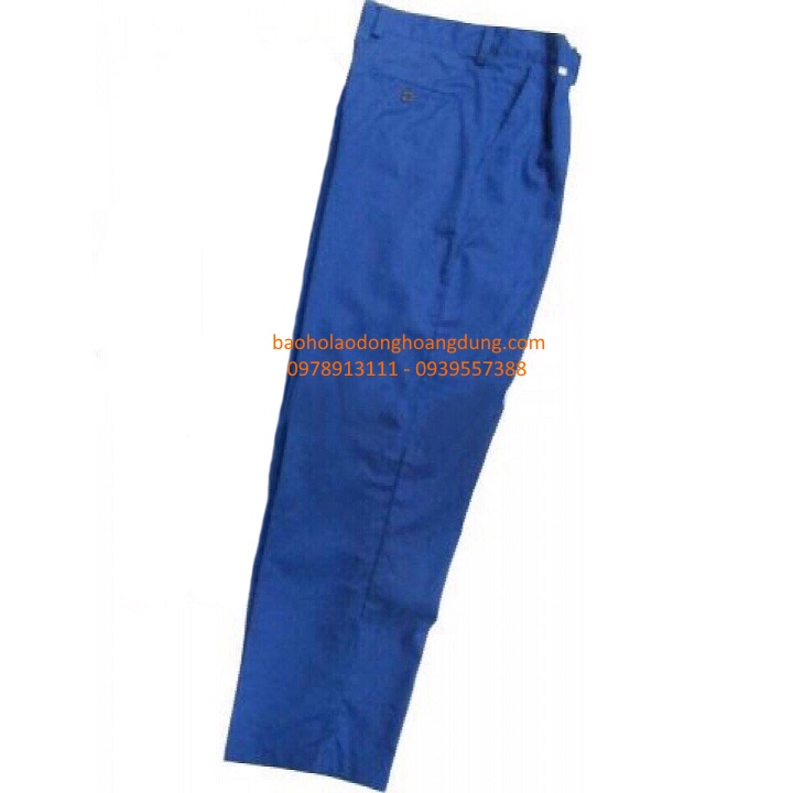 QUẦN BẢO HỘ LAO ĐỘNG VẢI KAKI LOẠI 1 ( MÀU XANH DƯƠNG )