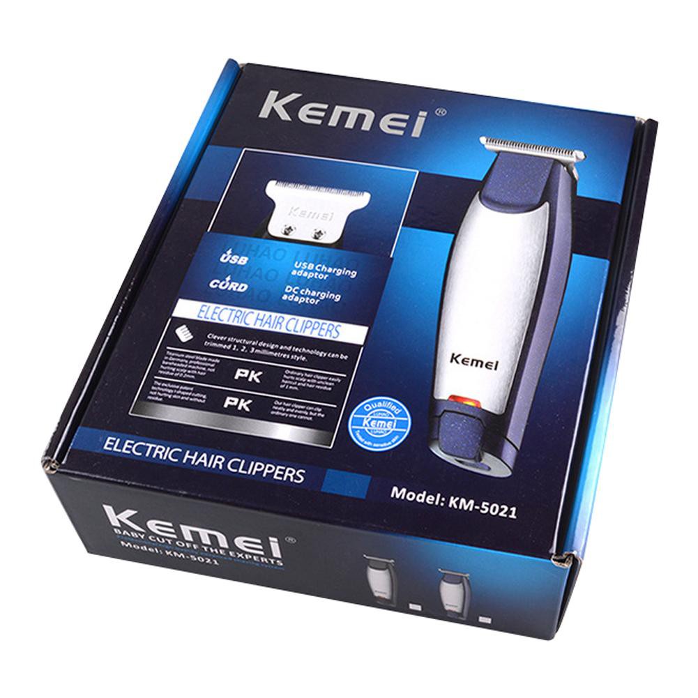 Tông đơ chấn viền sắc nét Kemei KM 5021 nhỏ gọn tiện lợi có thể khắc tóc phân phối chính hãng